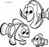 Nemo Finding Disney Marlin sketch template