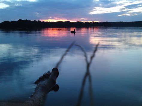 ducking   sunset  foot bath dsc sjoerd los flickr