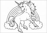 Unicorno Arcobaleno Cavallo Stampare 1001 sketch template