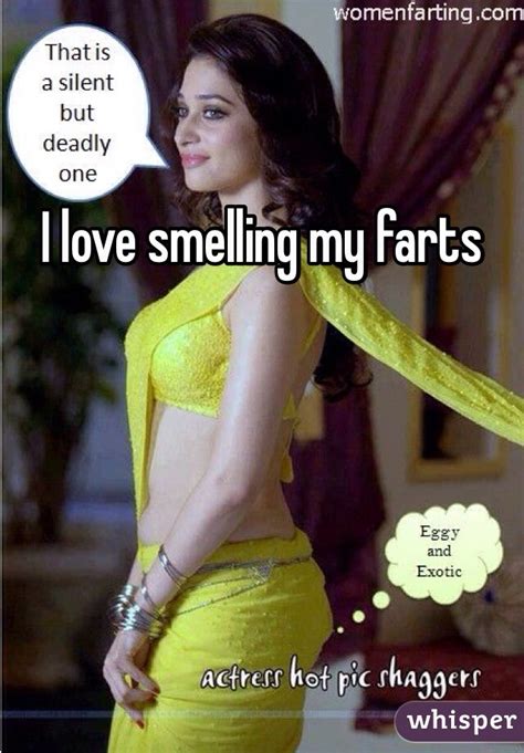 i love smelling my farts