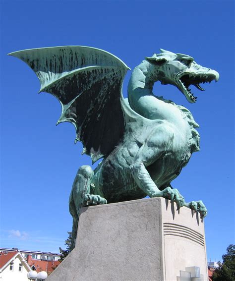 dragon statue   restmlinstock  deviantart