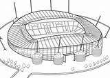 City Man Colouring Stadium Manchester sketch template