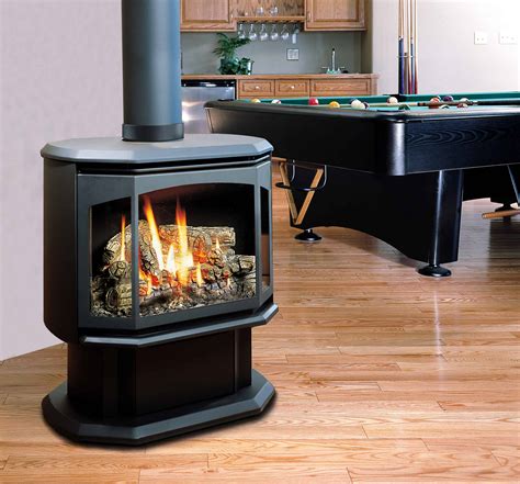 propane fireplace heaters  homes duluth forge   dual fuel vent