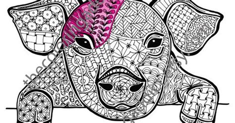 ideas  pig coloring pages  adults home family