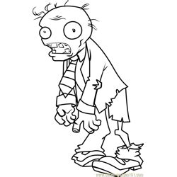 zombie yeti coloring page  kids  plants  zombies printable