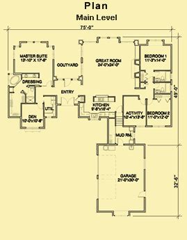 story craftsman house plans   separate master