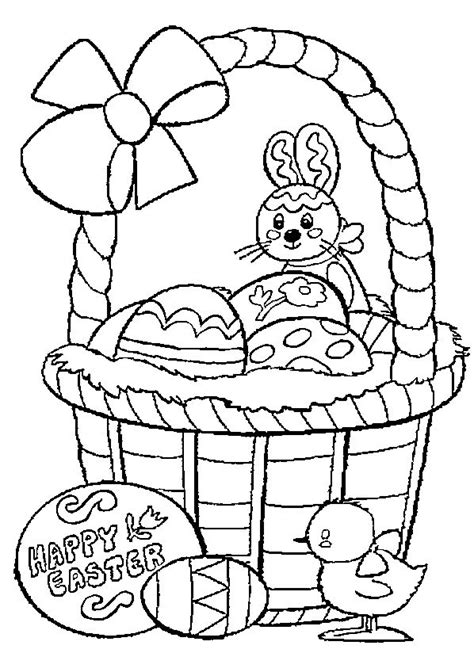 easter basket coloring pages  print coloringpages