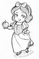 Snow Drawing Cartoon Chibi Drawings Easy Disney Paintingvalley Pencil Choose Board Princess sketch template