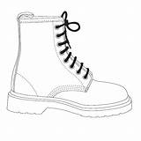 Martens Marten Croquis Schuh Sneakers Global2 sketch template