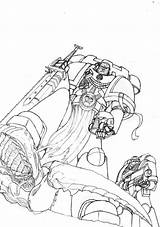 Warhammer 40k Loudlyeccentric Tyranid sketch template