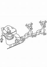 Sleigh Weihnachtsmann Reindeer Claus Rentier Schlitten Rentieren Ausmalen Ausmalbilder Noel Ausdrucken Kerstmis Pintar Rentiere Renos Kostenlos Papa Zeichnen Fun Malvorlagen sketch template