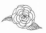 Coloring Kostenlos Ausmalbild Rosen Malvorlagen Ausdrucken Vue Fleur Tatouage Drucken Coloriageetdessins sketch template
