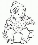 Geburt Malvorlagen Alive Neugeborenes Pacifier Mädchen Scribblefun Zeichnung sketch template
