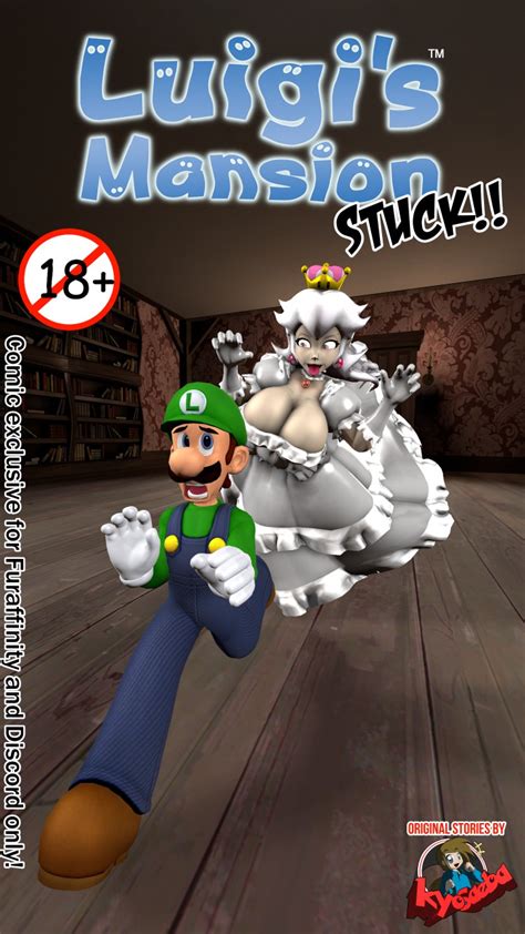 Luigi Mansion Stuck Front Cover By Kyosaeba Fur