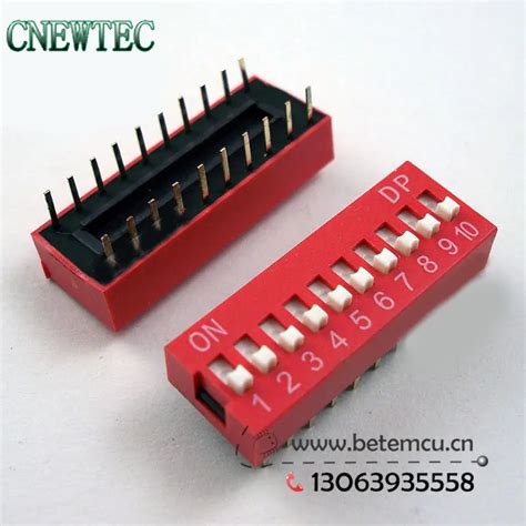 smooth p pin mm toggle switches pin dialing switch dip switch pcslot red