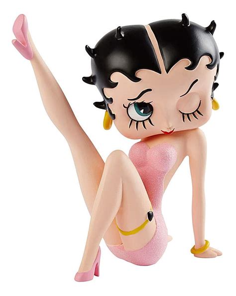 Betty Boop Pink Leg Up Figurine Betty Boop Figurines Betty Boop Pink