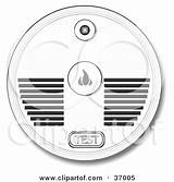 Smoke Alarm Clipart Speakers Button Test Djart Illustration Royalty 2021 sketch template