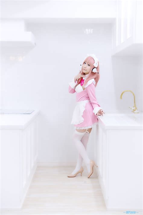 Apron Bikini Top Chii Cosplay Dress Garter Belt Headphones Maid Maid