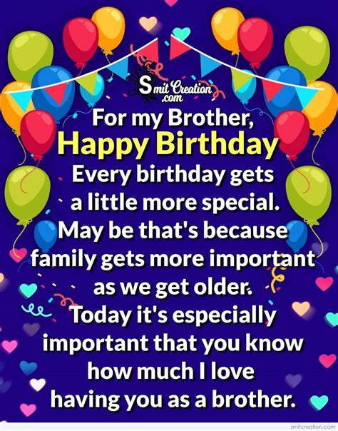 happy birthday wishes   brother smitcreationcom