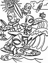 Tiki Tangaroa Coloring Drawing Pages Head Wipeout Drawings Deviantart Getcolorings Paintingvalley sketch template
