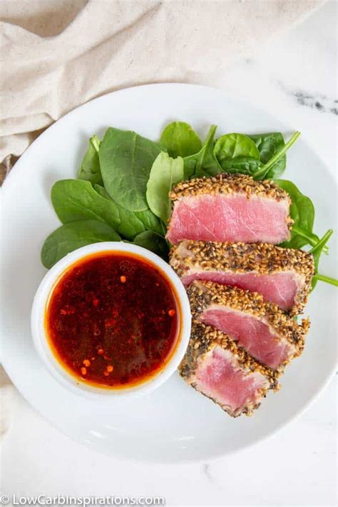 Seared Ahi Tuna Steak Recipe Low Carb Inspirations