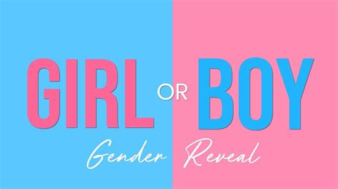 boy  girl  babys gender reveal youtube