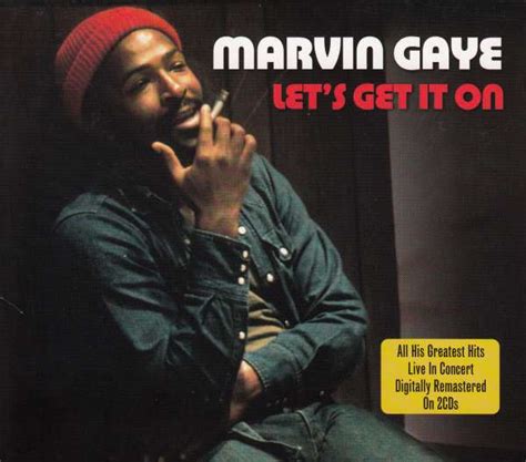 marvin gaye let s get it on his greatest hits live in concert 2 cds