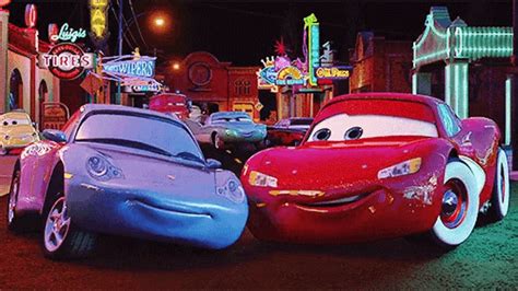 best part of cars when lightning and sally show their love for each other disney cars