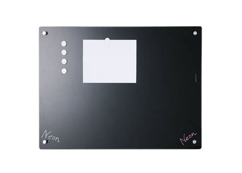 Magnetic Black Glass Dry Erase Board
