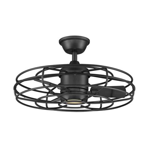 home decorators collection heritage point   integrated led indoor natural iron ceiling fan