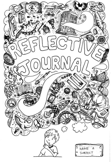 reflective journal book cover   charlandi blom book cover art