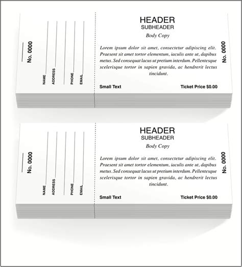 printable  raffle flyer template resume  gallery