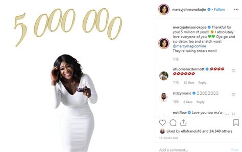 mercy johnson becomes third most followed nollywood