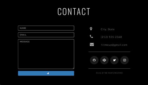 html contact form examples ui fresh