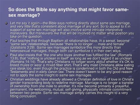 Ppt The Bible And Same Sex Marriage Powerpoint Presentation Free