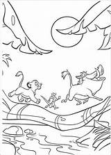 Coloring Matata Hakuna Pages Lion King Disney Popular sketch template