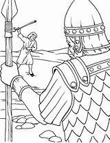 David Goliath Coloring Pages Bible Coloring4free Rocks Kids Throwing Sheet Story School Sunday Printable Crafts Colouring Facing Sheets Printables Activity sketch template