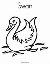 Swan Coloring Worksheet Cygne Angsa Blanc Est Le Pages Print Noodle Outline Quack Twistynoodle Duck Built California Usa Twisty Favorites sketch template