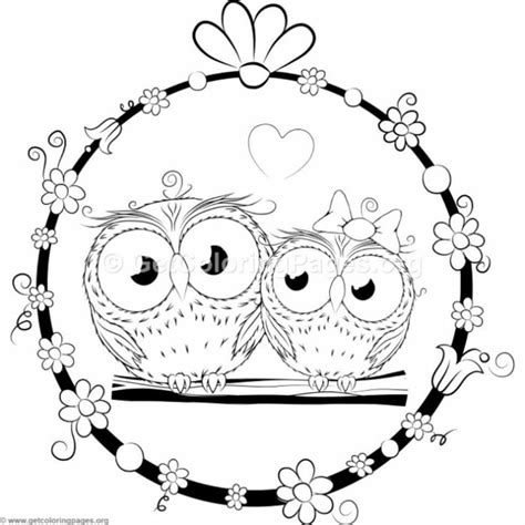 pin  sharon farley  valentines day owl coloring pages owl