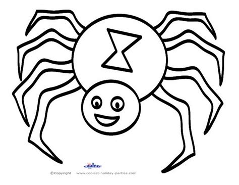 printable cute spider coloring pages bmp bonkers