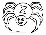 Spider Coloring Pages Kids Cartoon Spiders Printable Template Web Color Drawing Templates Masks Printables Spiderman Print Clipart Tarantula Animal Mask sketch template