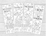 Bookmarks Paw sketch template