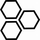 Hexagon Honeycomb Esagoni Clipart Zeshoeken Sechsecke Hexagons Icone Beehive Hexagonal Comb Geometric Kostenlose Iconen Icoon Freepik Verificare Modificare sketch template