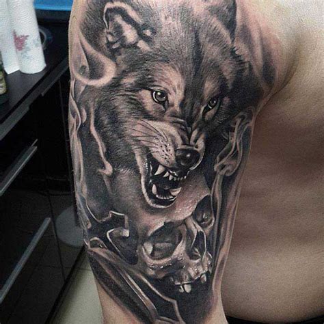 Angry Wolf Tattoo On Hand Zona Tattoo