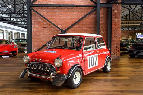 mini cooper  red rally spec  richmonds classic  prestige cars storage  sales