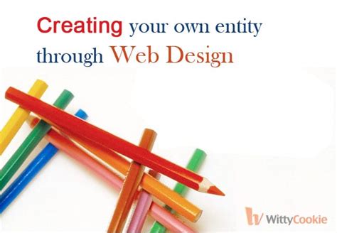 creating   entity  web design