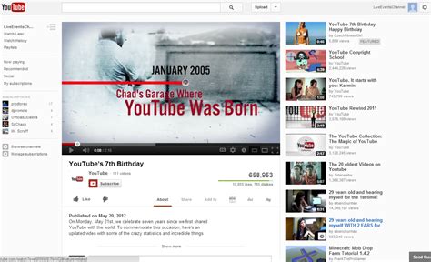 youtube   youtube   page layout