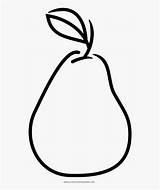 Pear Line Coloring Kindpng sketch template