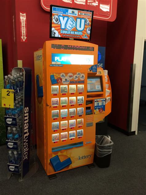 lottery  scratchie ticket vending machine australian