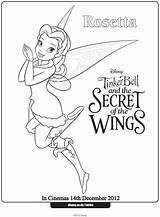 Rosetta Tinkerbell Fairy Fairies Characters sketch template